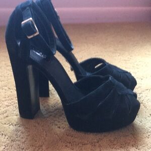 TOP SHOP SHOES SIZE 37 MATERIAL SUEDE